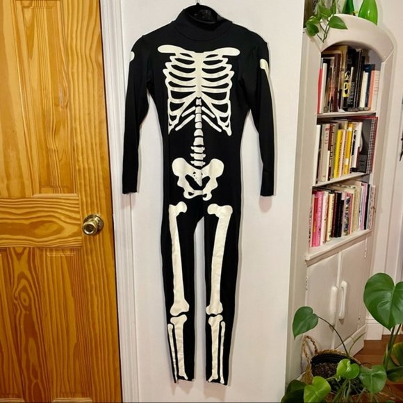 Fashion Nova Tops - Skeleton Black Body Suit